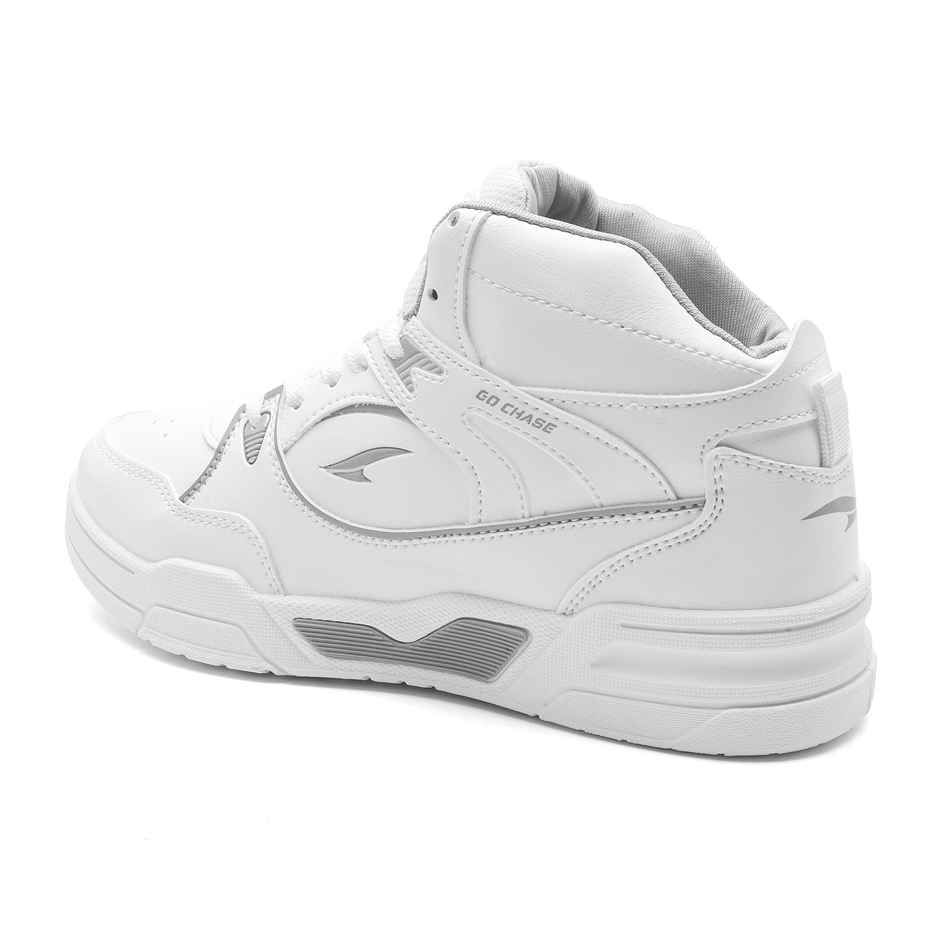Asian Men's Casual Sneakers | Tango-11 | White and Grey - UK 6