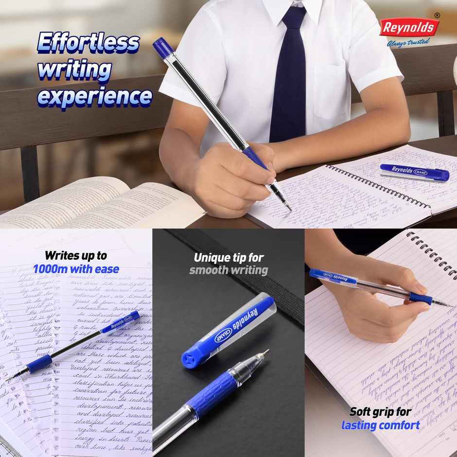 Reynolds Champ Ball Pen Set 5ct Blue