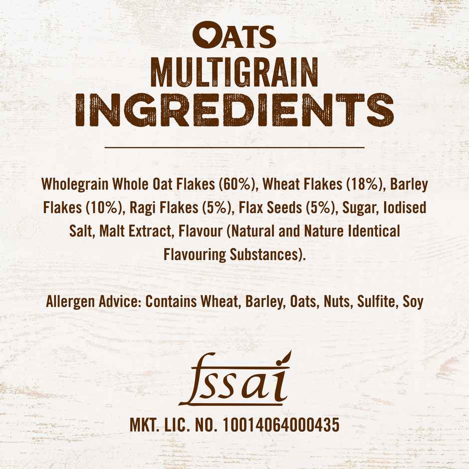 Quaker Multigrain Rolled Oats | High Protein Breakfast Cereal