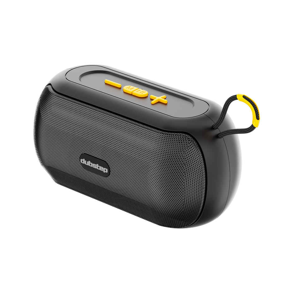 Dubstep Pop 1400 With 14W Output, 16 Hrs Playtime, TWS Pairing Wireless Bluetooth Speaker Black