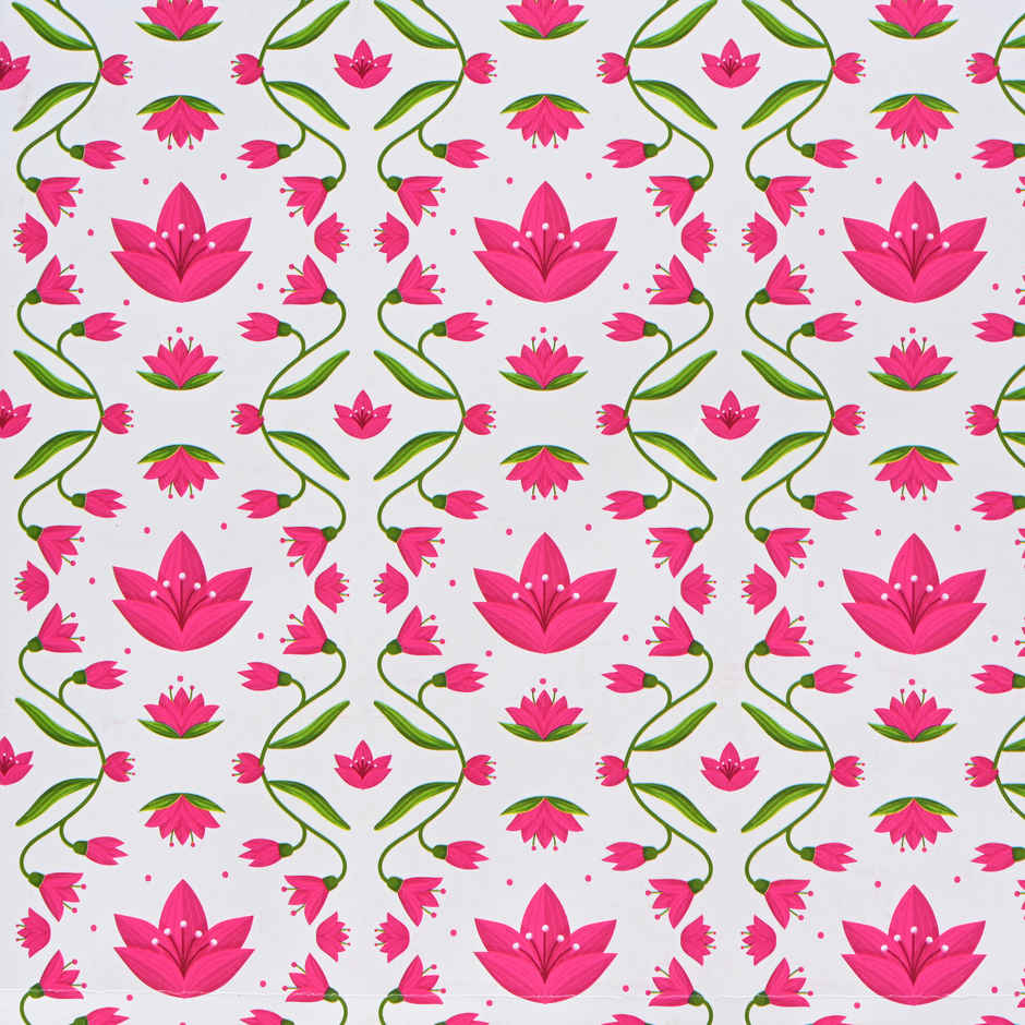 Pink White Gift Bag | Mad Over Print