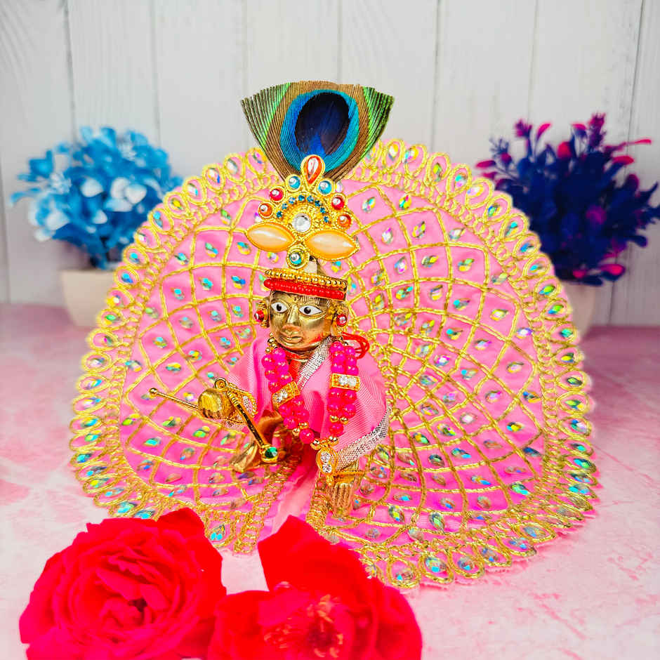 Laddu Gopal Dress | Pink | Mangal Bhawan