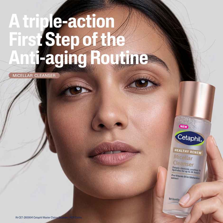 Cetaphil Healthy Renew Anti-Ageing Micellar Cleanser Removes Makeup & Impurities