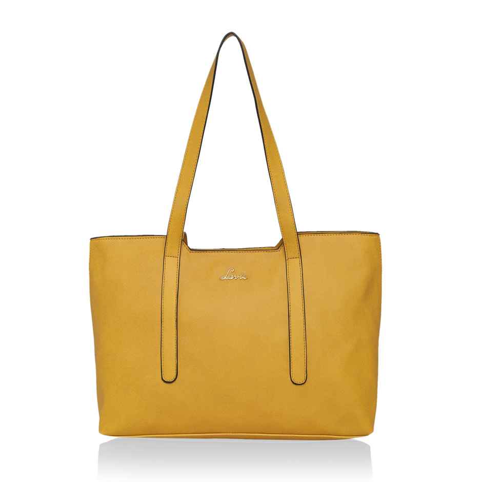 Lavie Women's Synthetic Leather Tote Bag | Medium | Ochre