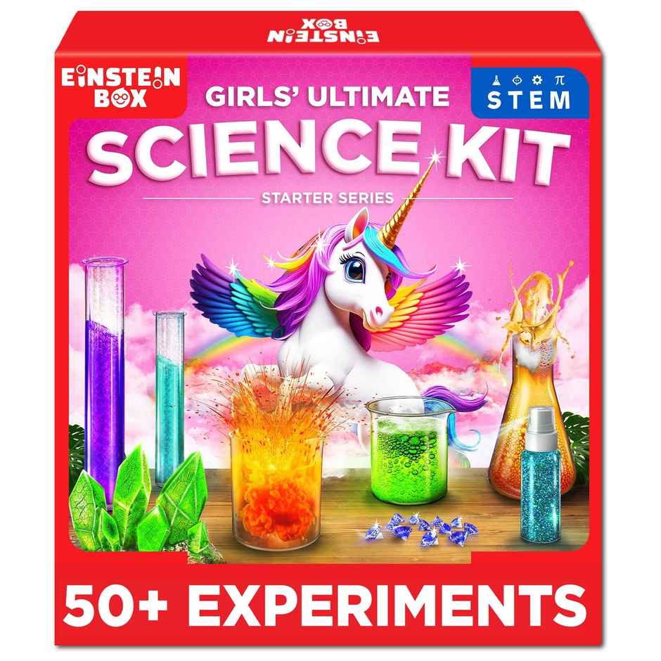 Einstein Box Ultimate Girl's Science Starter Kit For Girls 6-14 Years Old