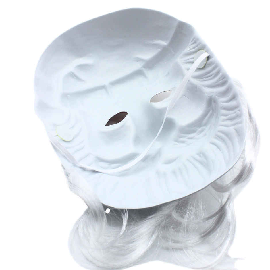 Santa Claus Face Mask With Attached Cap For Christmas Party | Se7en