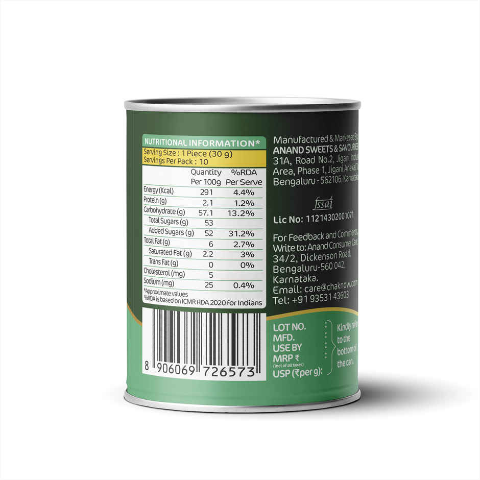 Gulab Jamun Tin By Chak Now