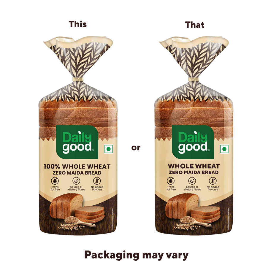 Daily Good Pure Whole Wheat Zero Maida Bread