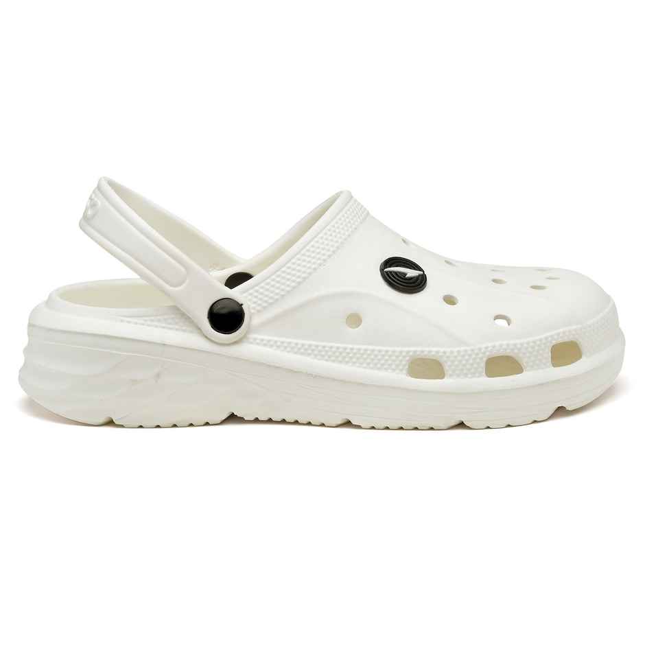 Asian Agc-14 Men Clogs Off White (Size-8)