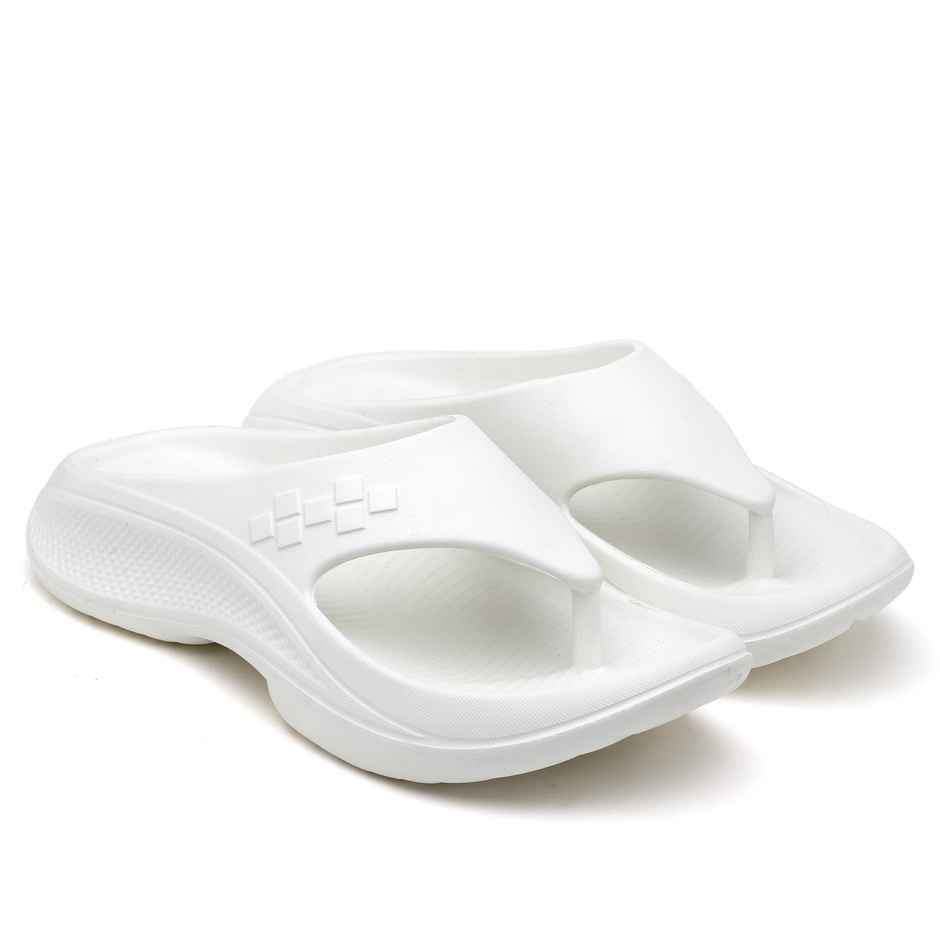 Asian Safari-01 Men Slippers Off White (Size-6)
