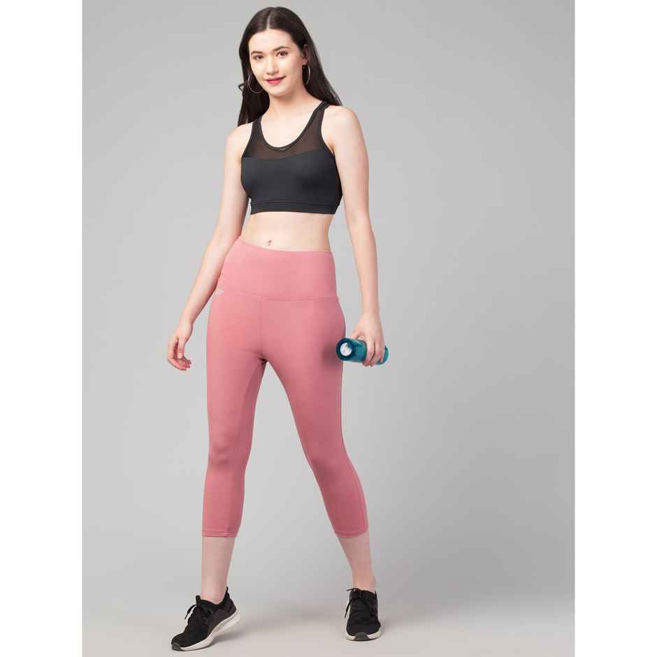 Fflirtygo Women's Capri 4 Way Stretch Slim Fit Leggings Fsc Brose | S