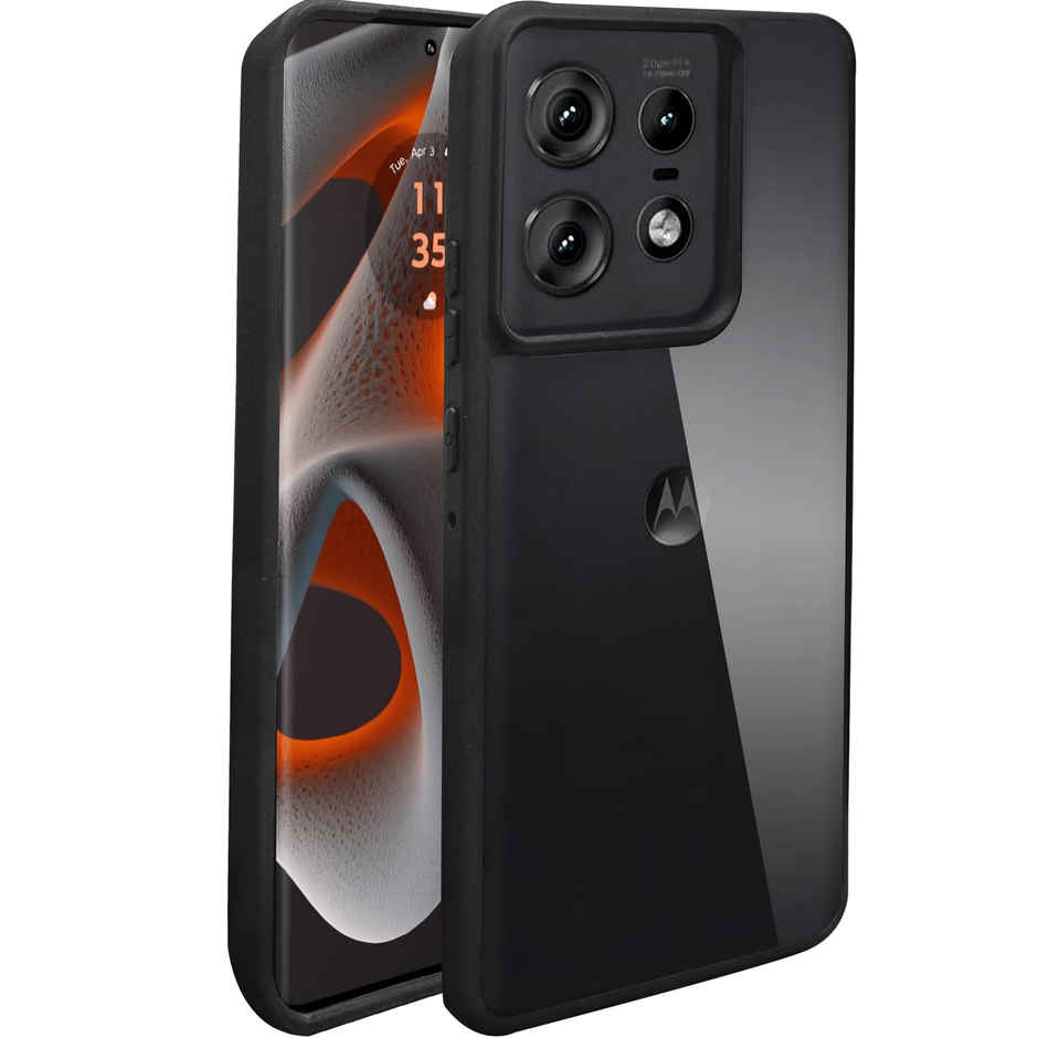 Artistque Case For Motorola Moto Edge 50 Pro 5G Back Cover - Transparent Clear Shockproof TPU