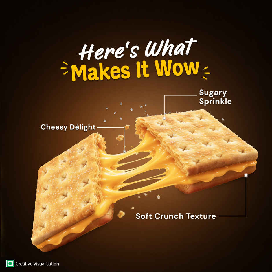 Cheesy Crackers by Sunfeast Wowzers