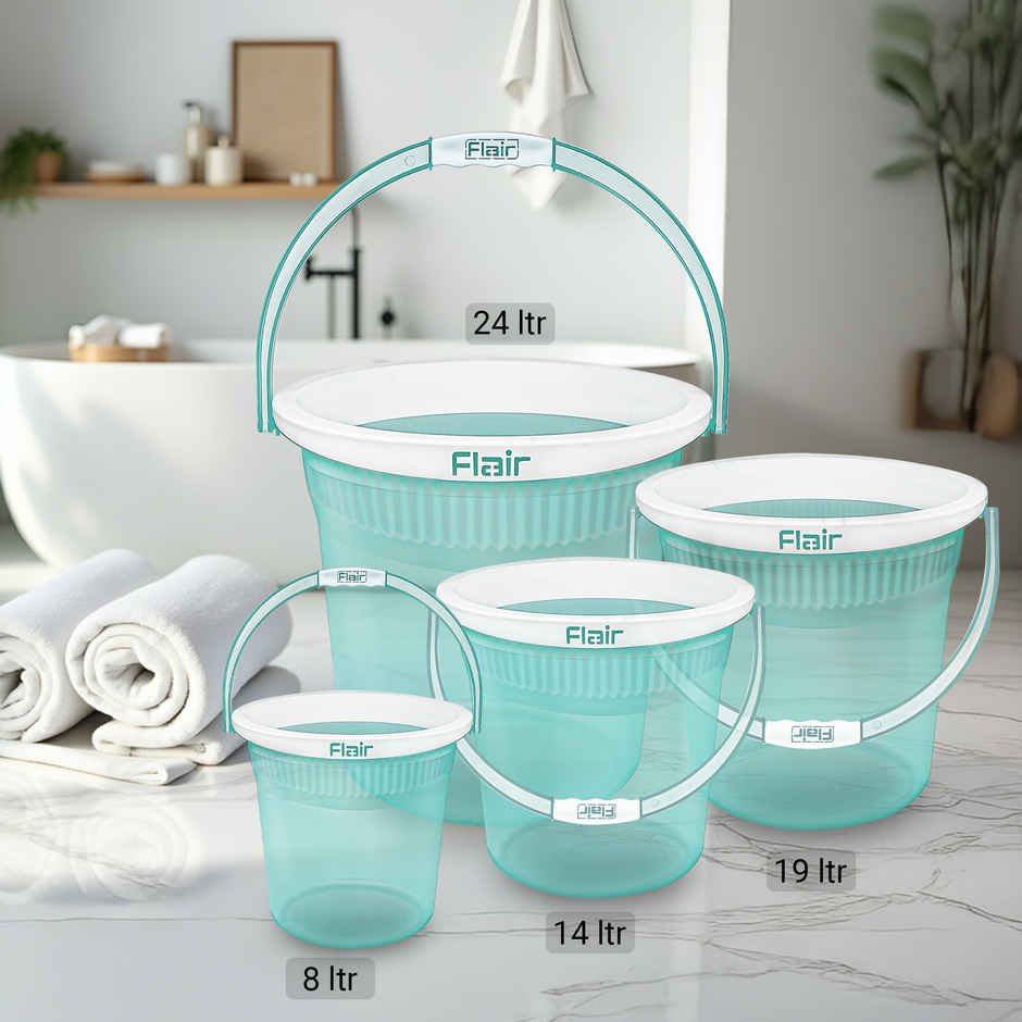 Flair Estella Crystal | Bucket | 19 Litre | Green