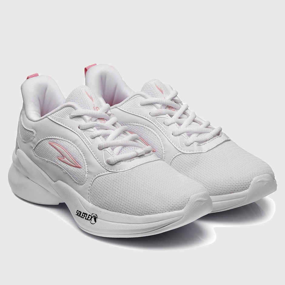 Asian Firefly-04 Women White Pink Sports Shoes (Size-7)
