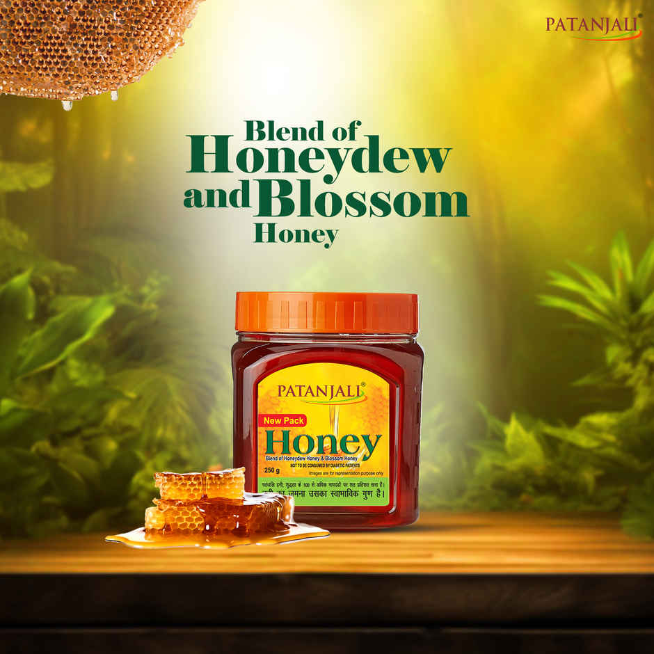Patanjali Honey Natural Shahed No Added Sugar Sahad