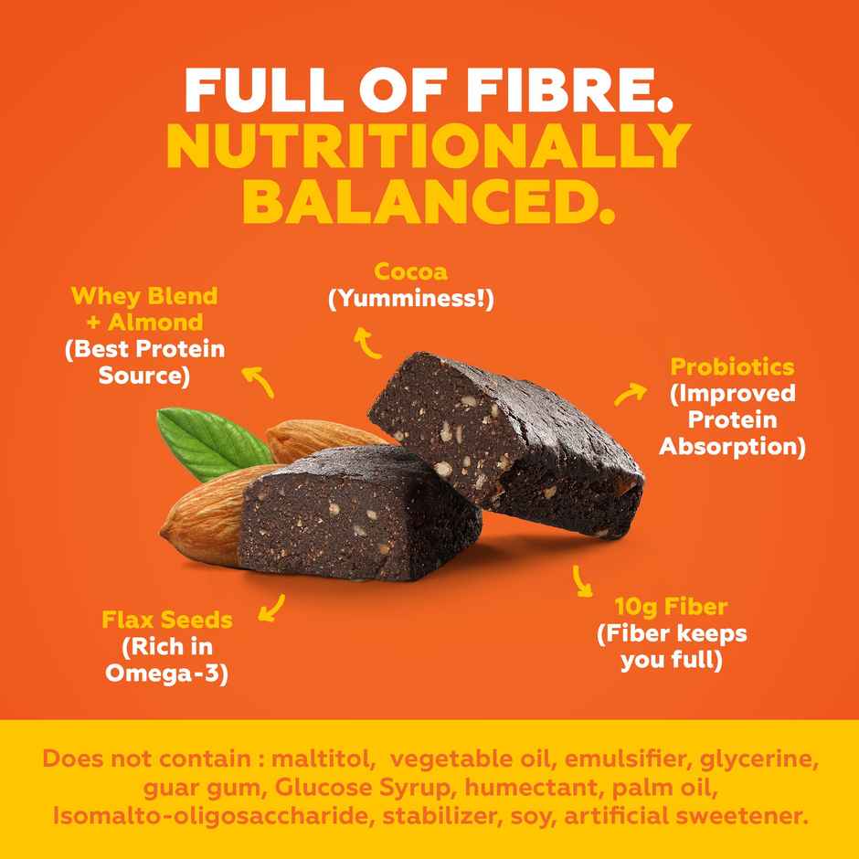 Yoga Bar 20g Protein Bar, Almond Fudge, Multigrain Energy Bar, High Protein Bar