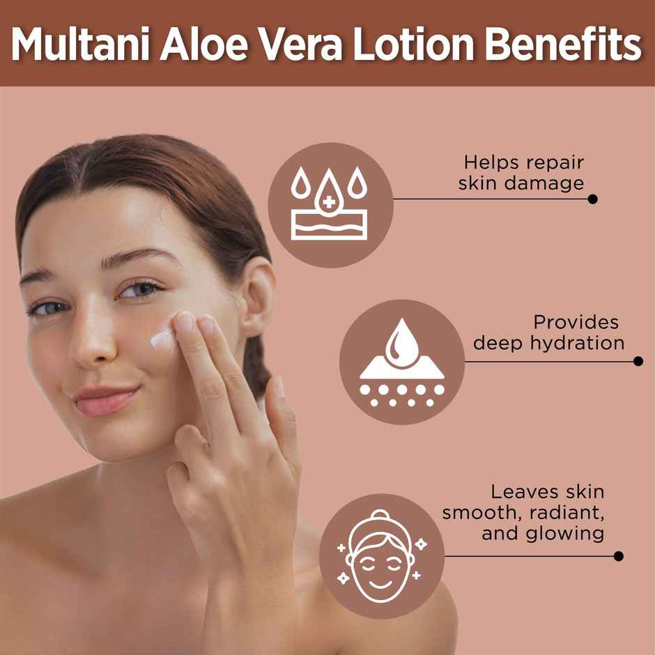 Multani Naturals Cocoa Body Lotion | Non Sticky Lightweight Formula | Moisture & Protect