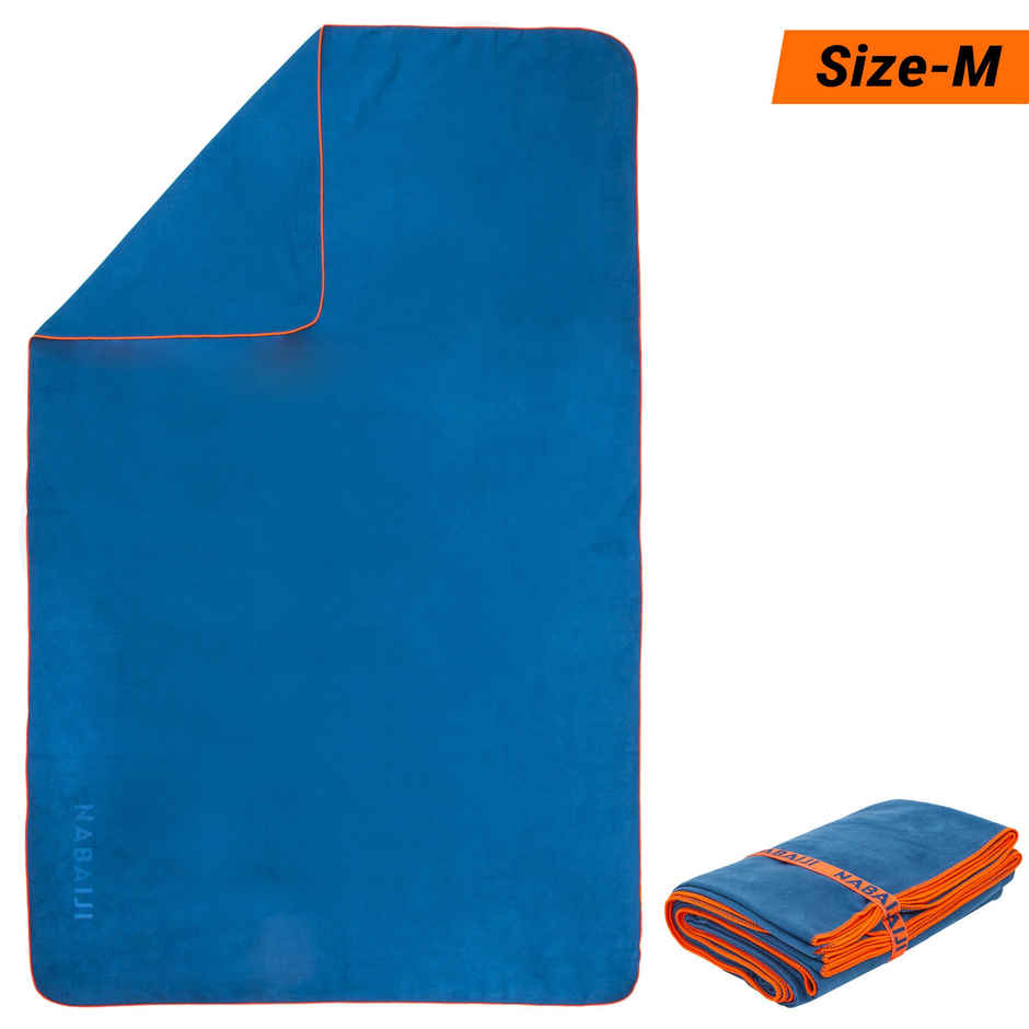 Decathlon Nabaiji Microfiber Quickdry 170 GSM Towel | Petrol Blue | M | 60x80cm