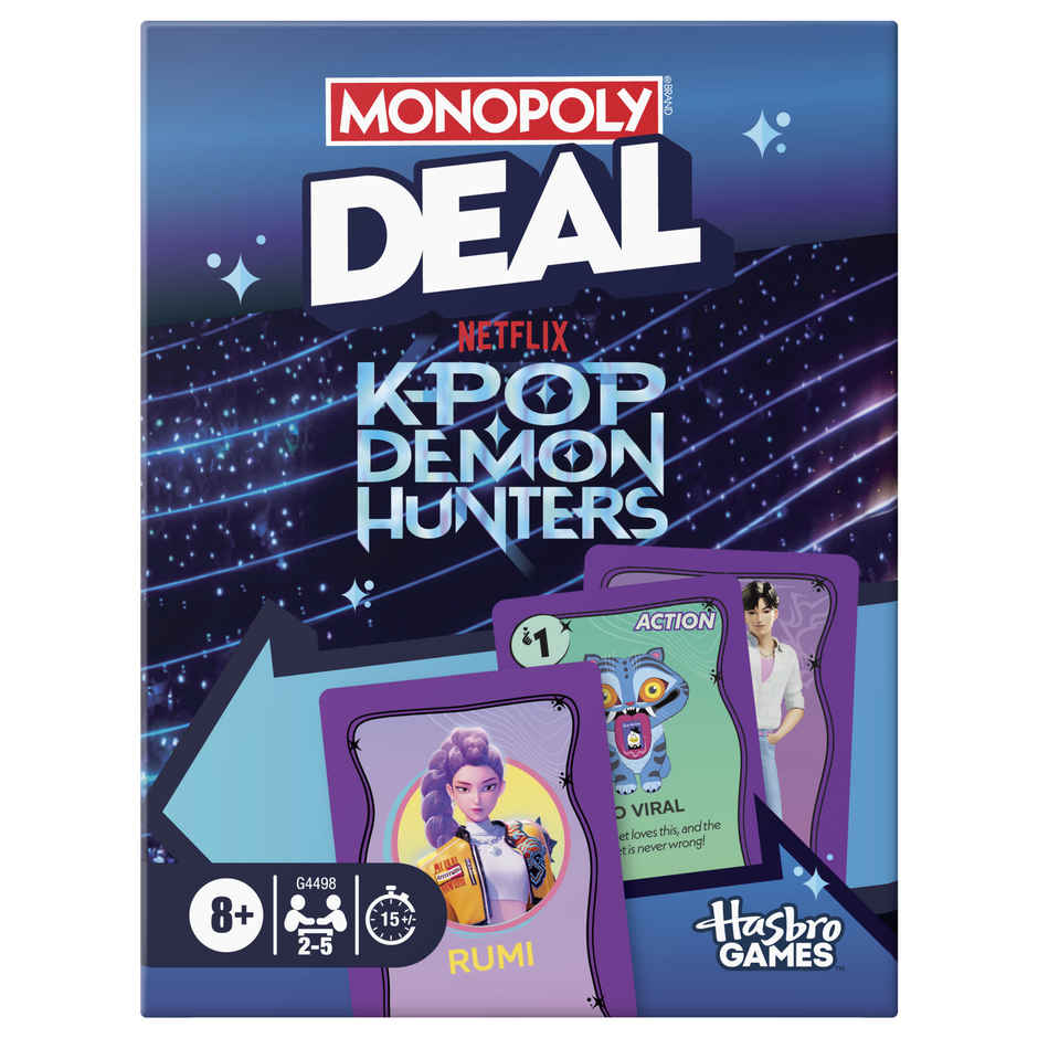 Hasbro Monopoly Deal KPop Demon Hunters Card Game