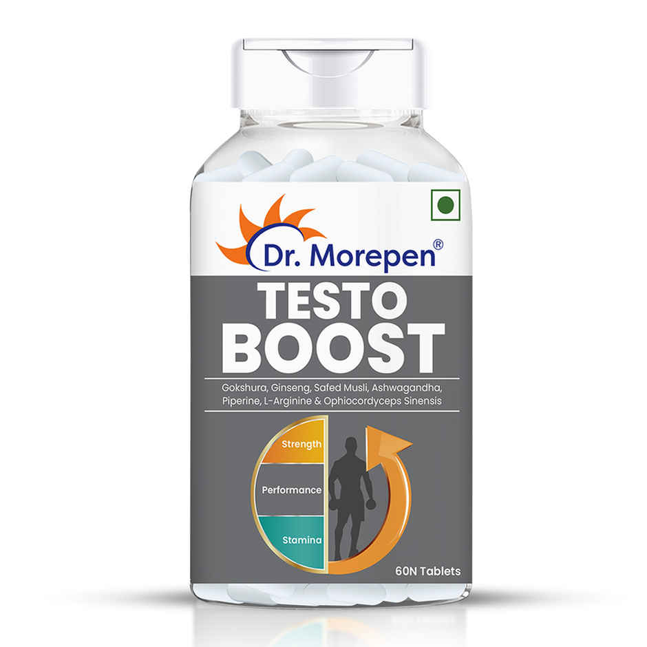 Dr. Morepen Testo Boost Testosterone Supplement For Men with Ashwagandha