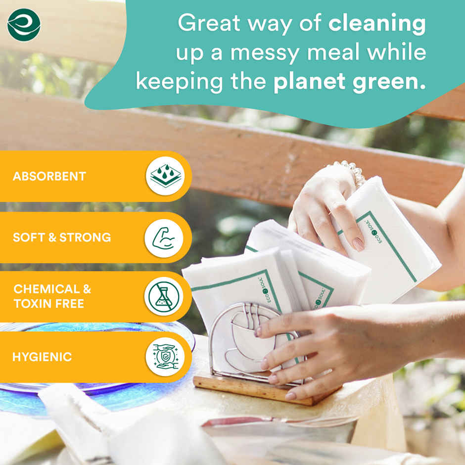 ECO SOUL 2Ply | 50 Count | Disposable Paper Napkin