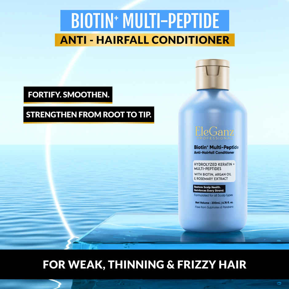 EleGanz Professional Biotin+ Multipeptide Anti-Hairfall Conditioner with Rosemary Extracts