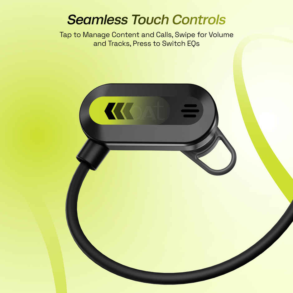 boAt Rockerz 261 Pro BT Neckband w/ Air Conduction Tech,14.8mm Drivers & Dual Mic AI-ENx(Ink Black)