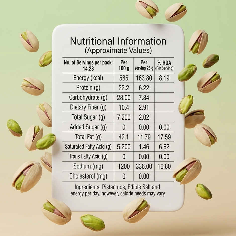 Wonderland Foods Roasted & Salted Pistachios