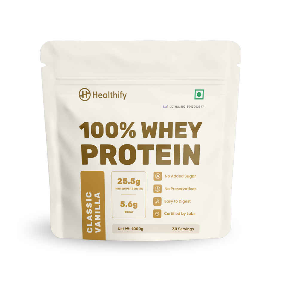 Healthifyme 100% Whey Protein Blend Vanilla