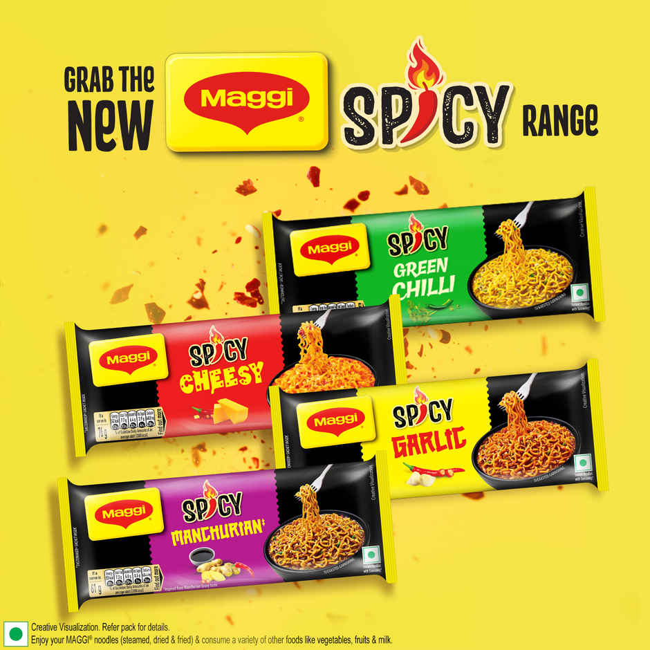 Maggi Spicy Green Chilli Noodles | Instant & Easy Snack