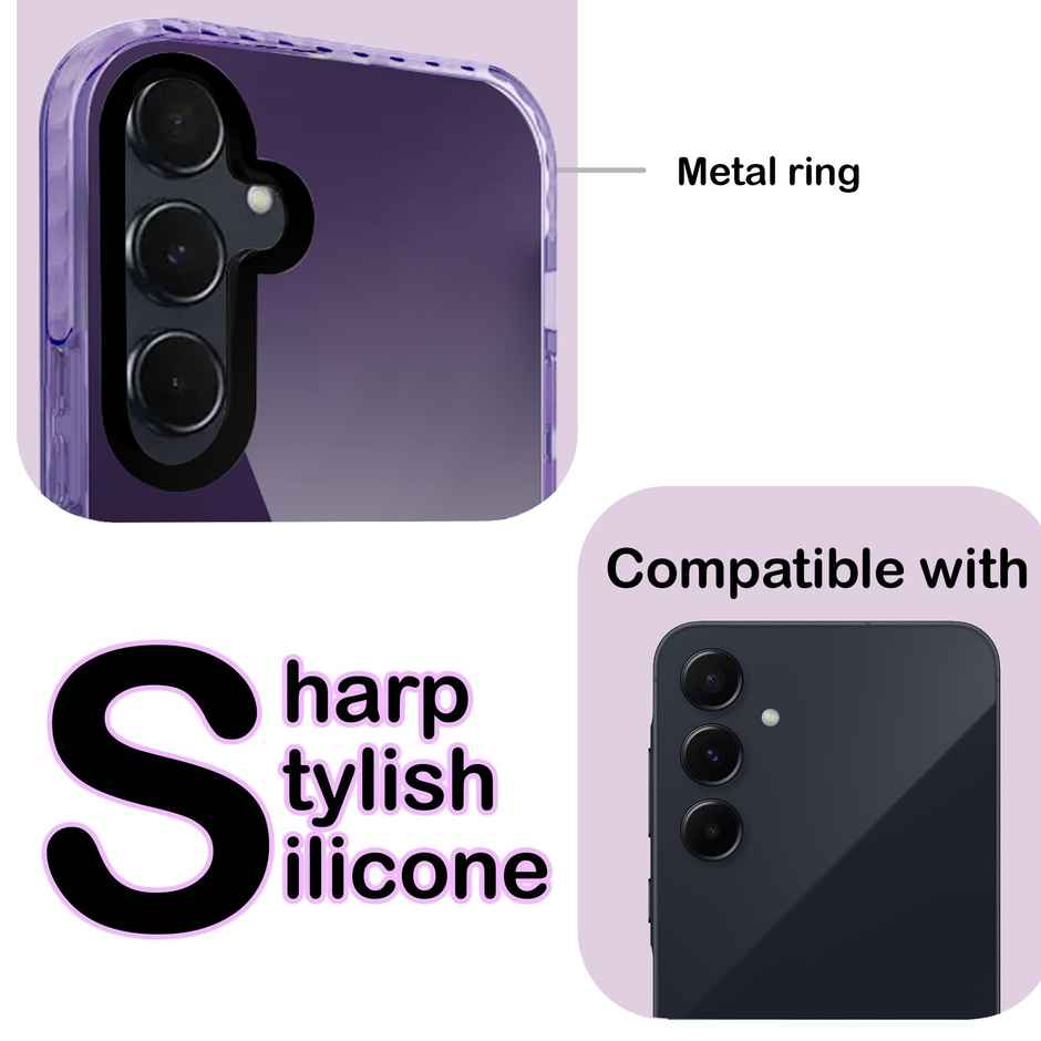 Artistque Case for Samsung Galaxy A55 5g / Samsung A55 Back Cover | ultra Stylish Transparent Cover