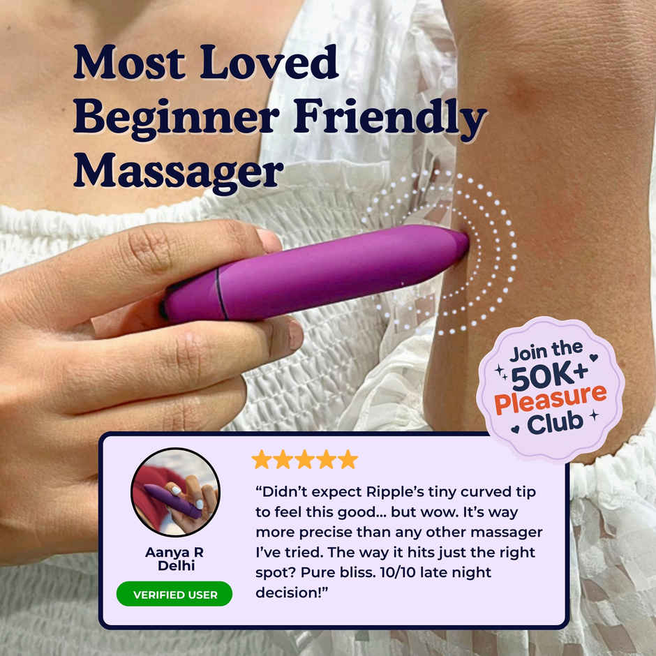 Boldedge Ripple Mini Bullet Personal Massager | Magenta