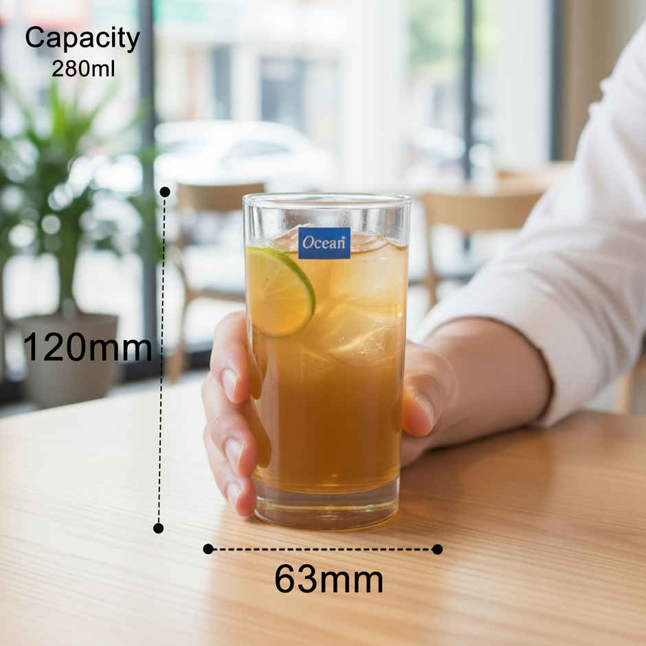 Ocean Finline Water Glass | 280 ml | 6 pcs