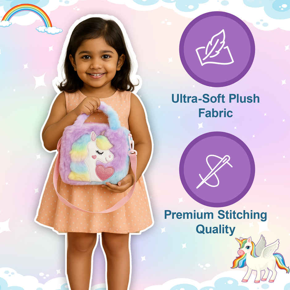 Kidology Kid's Unicorn Sling Bag | Multicolor