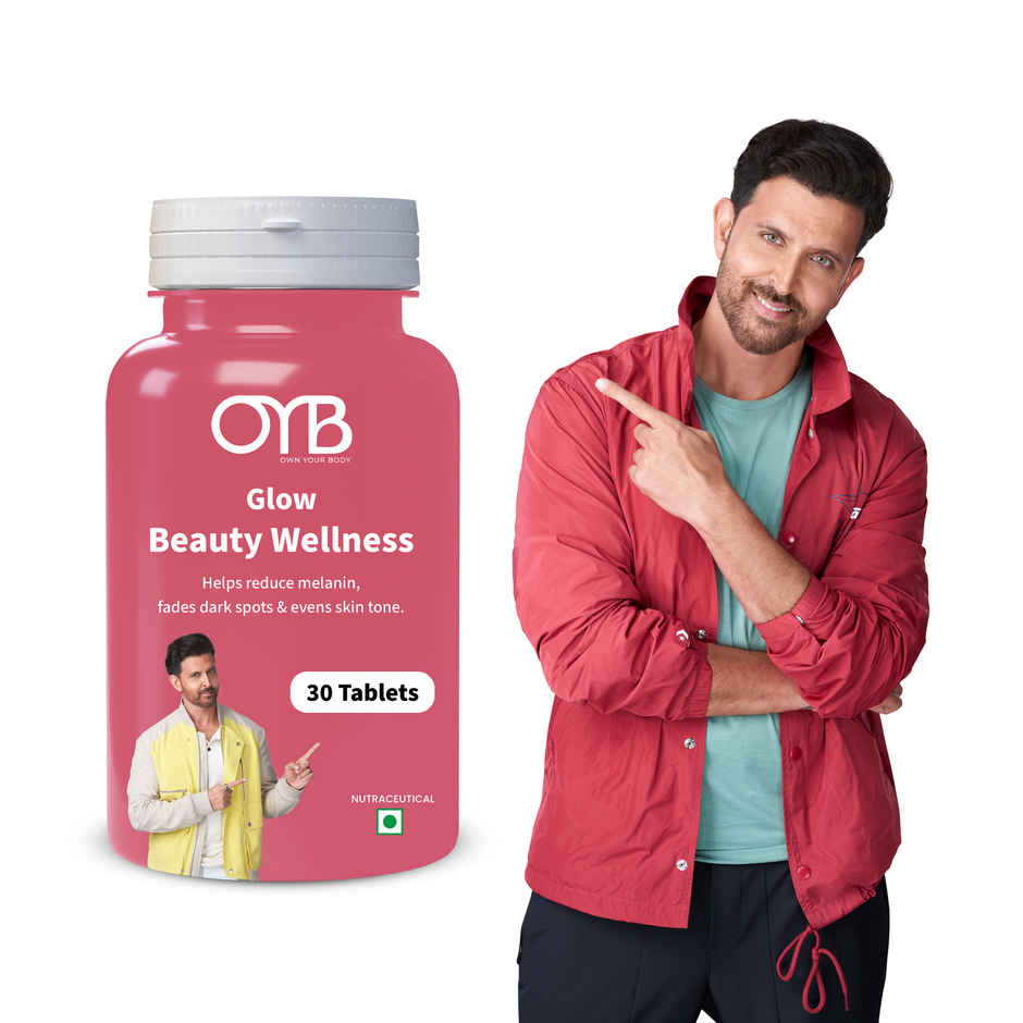 OYB Glow-Skin Brightening with Glutathione, Vitamin C & E | 30 Capsules