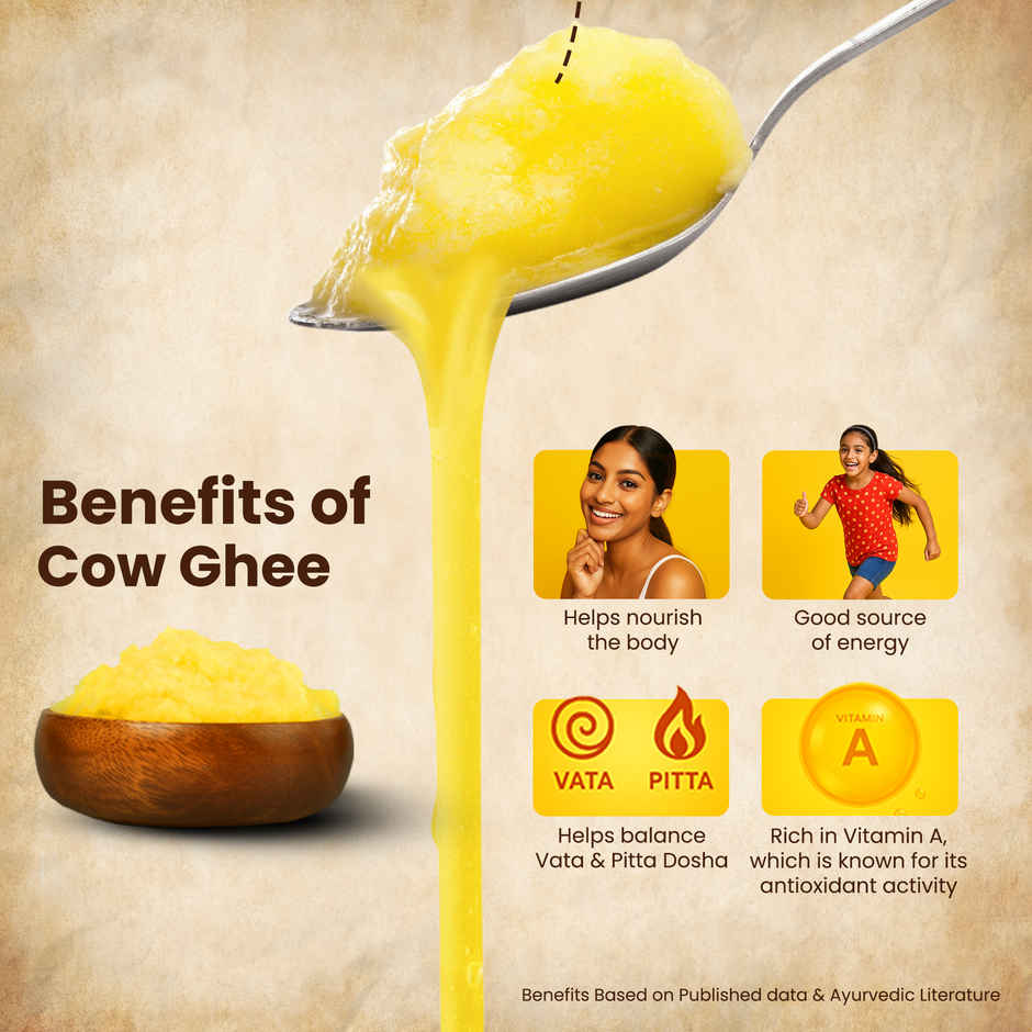 Dabur A2 Cow Ghee | Rich In Vitamin A & Antioxidant Properties