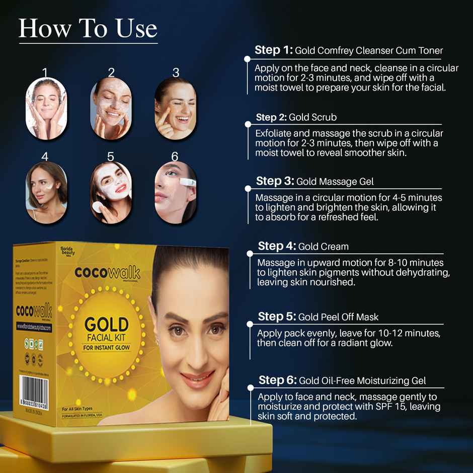 Cocowalk Gold Facial Kit
