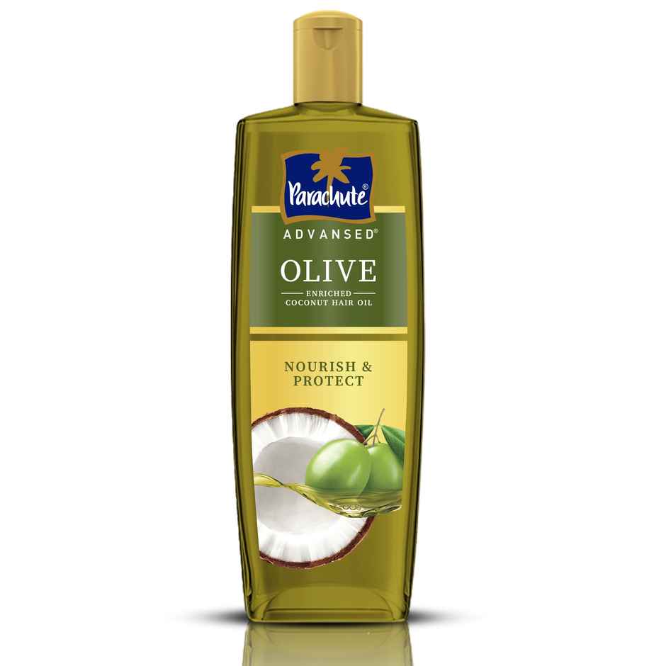 Parachute Advansed Olive Enriched Coconut Hair Oil For Stronger Nourished Hair