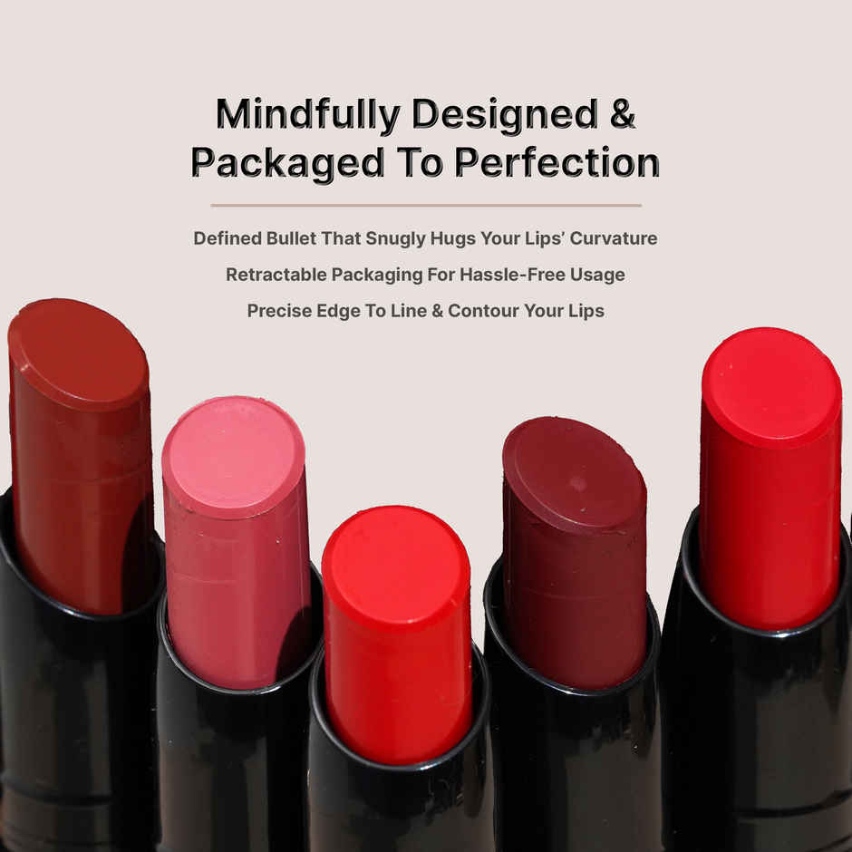 Swiss Beauty Select Here To Stay Lip Crayon | Velvety-Matte Finish | 12-Hour Stay |02 Mauve Macaron