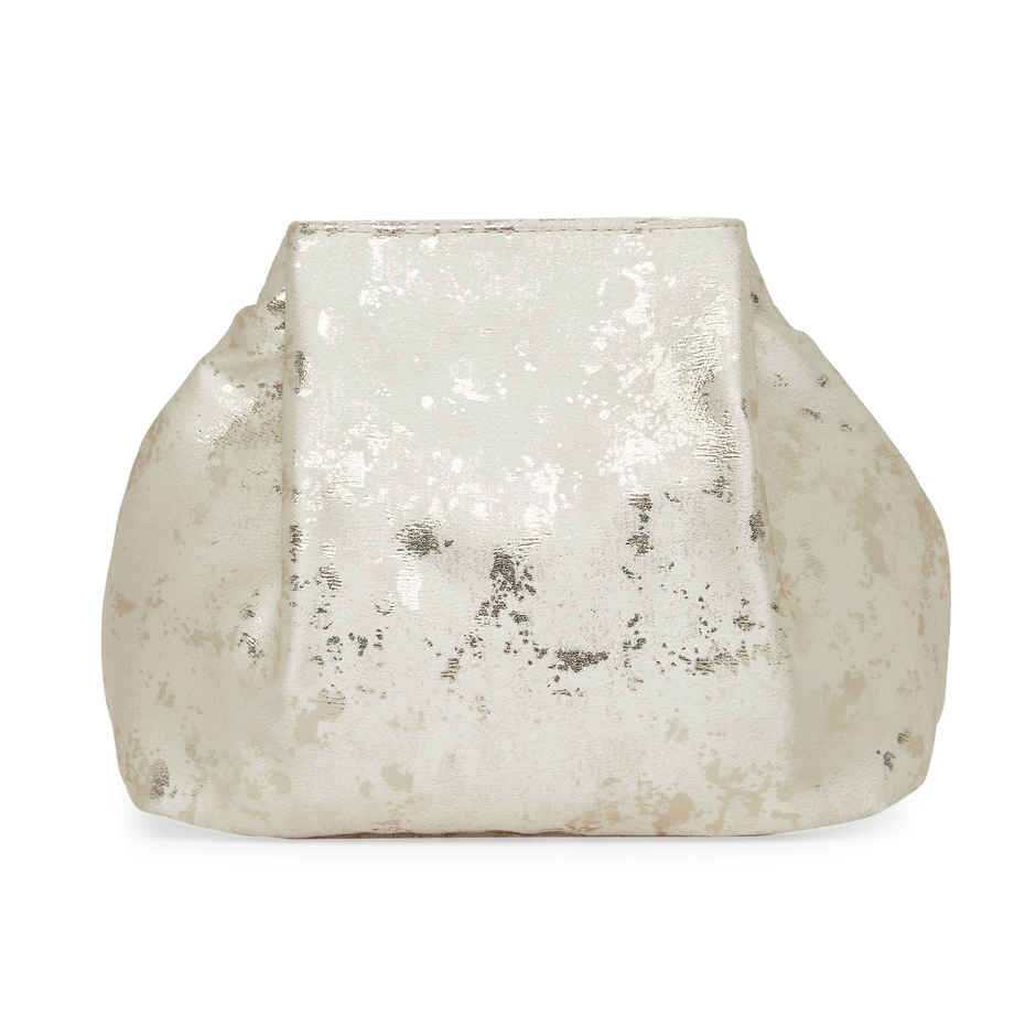 Lavie Women's Shaya Structured Potli Bags | Pouches for Festive Seasons & Wedding | Gold