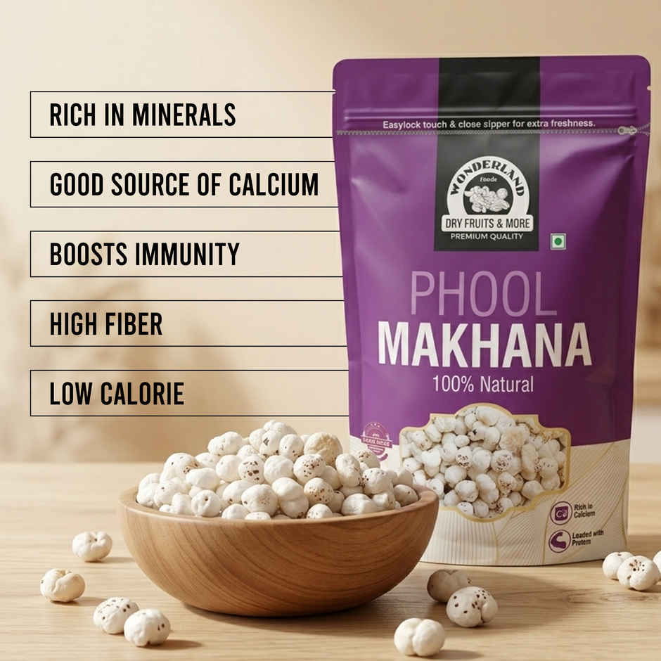 Wonderland Foods Vrat Phool Makhana