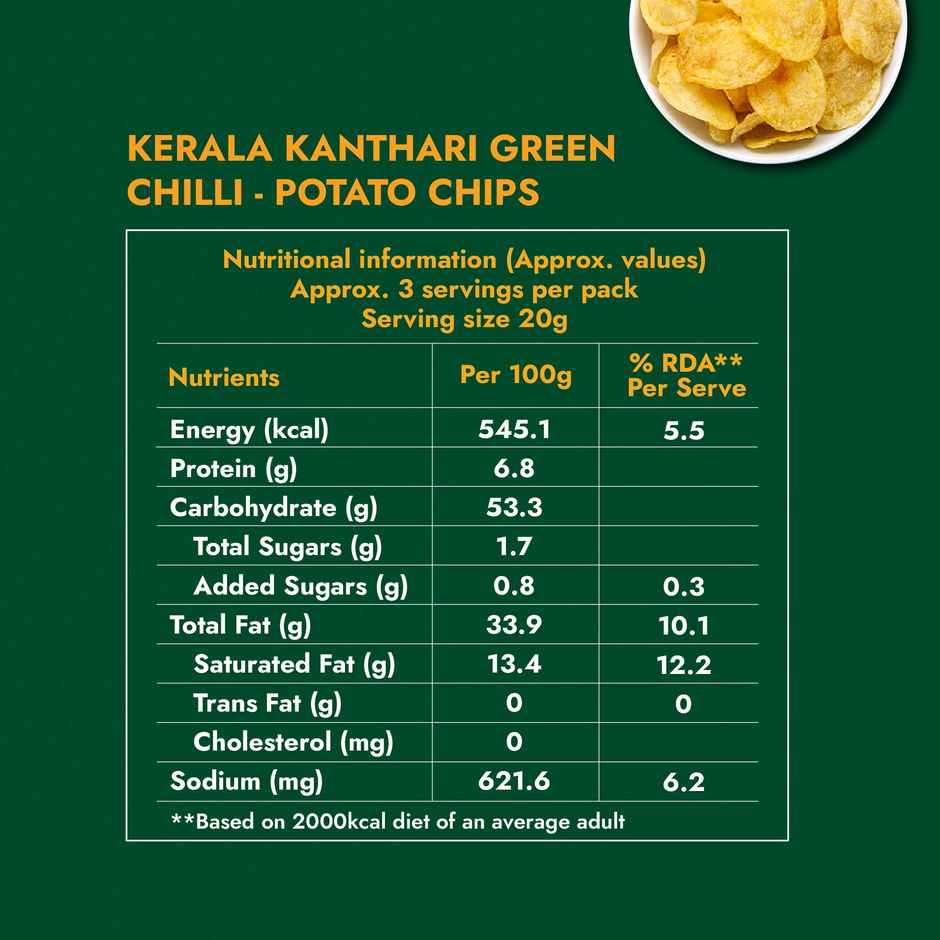 Sweet Karam Coffee | No Palm Oil Potato Chips | Madras Curry Leaves