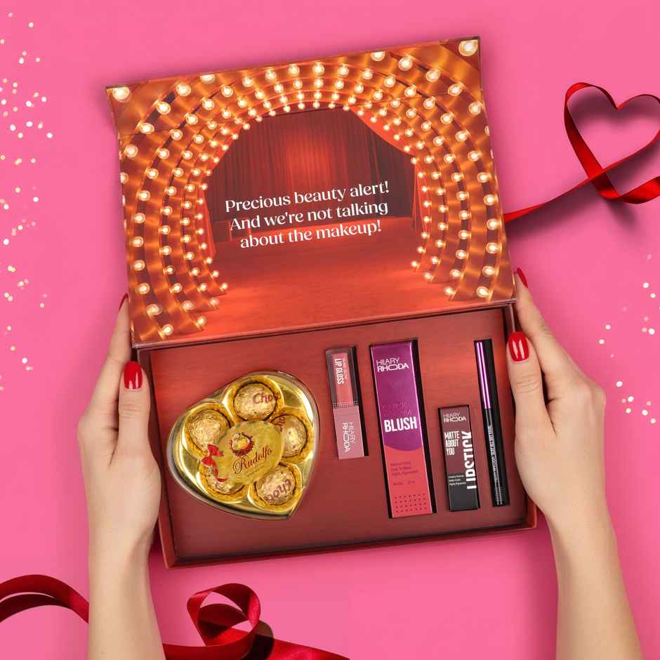 Hilary Rhoda X Zepto Valentine's Makeup Kit