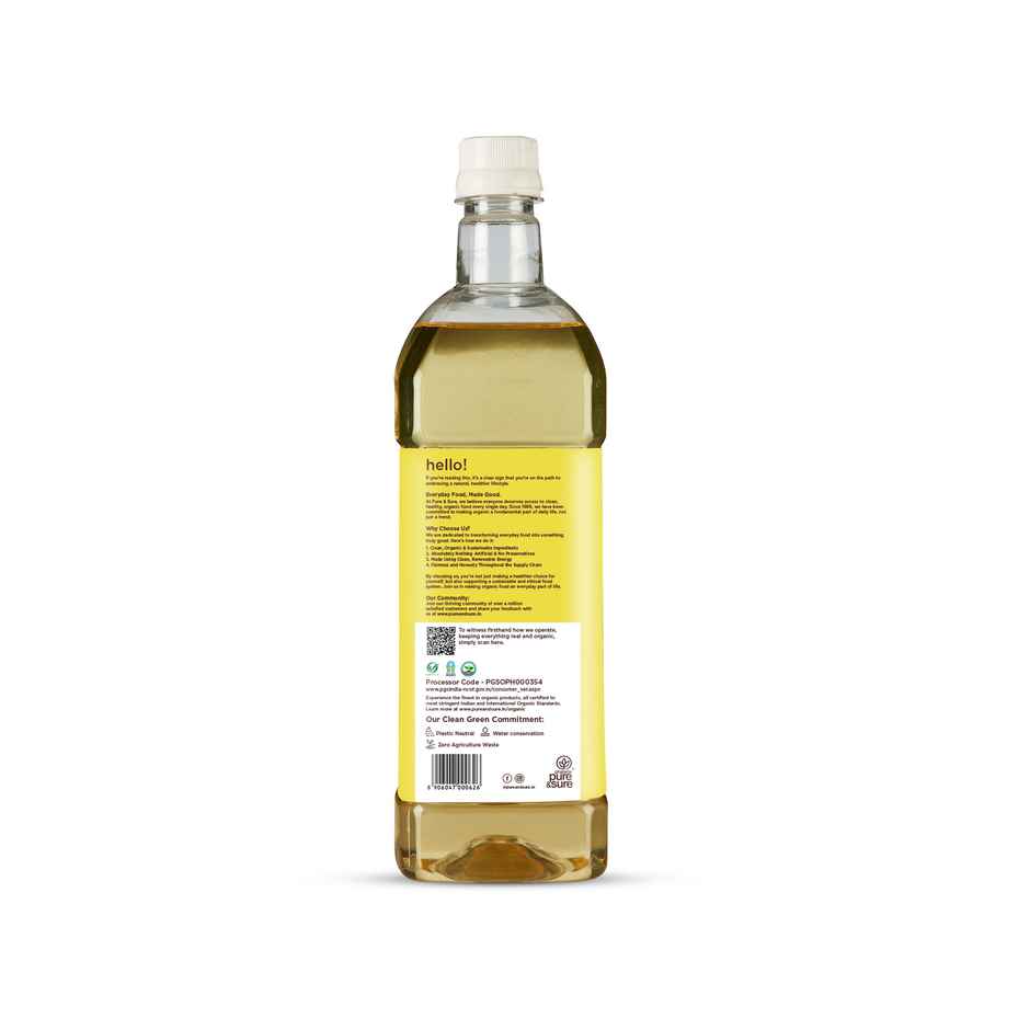 Phalada Pure & Sure Organic Sunflower Oil Cold Pressed Oil