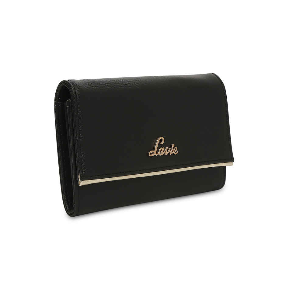 Lavie Women's Ava Foldover Clutch | Ladies Purse | Black