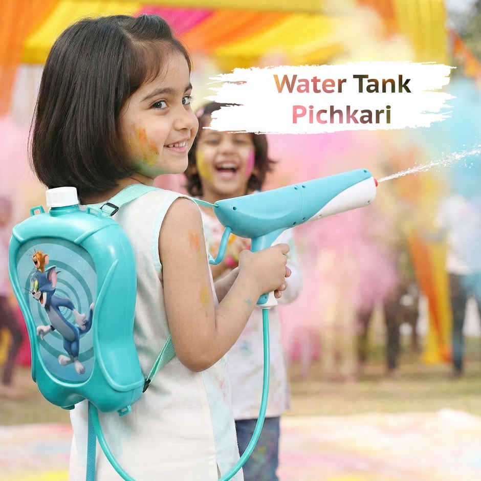 Tom and Jerry Holi Water Tank Pichkari | 2 L | Tomuncle