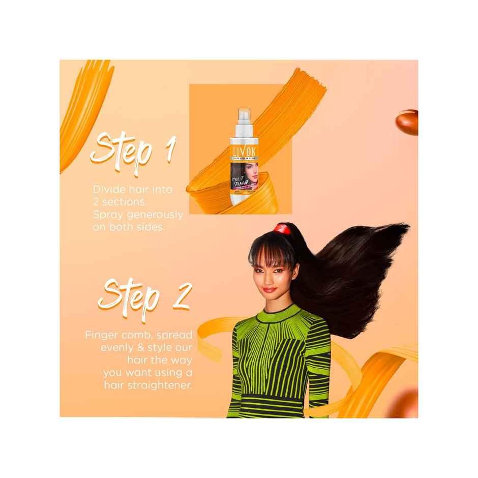 Livon Hair Straightening Serum For Straighter Hair Upto 12 Hours