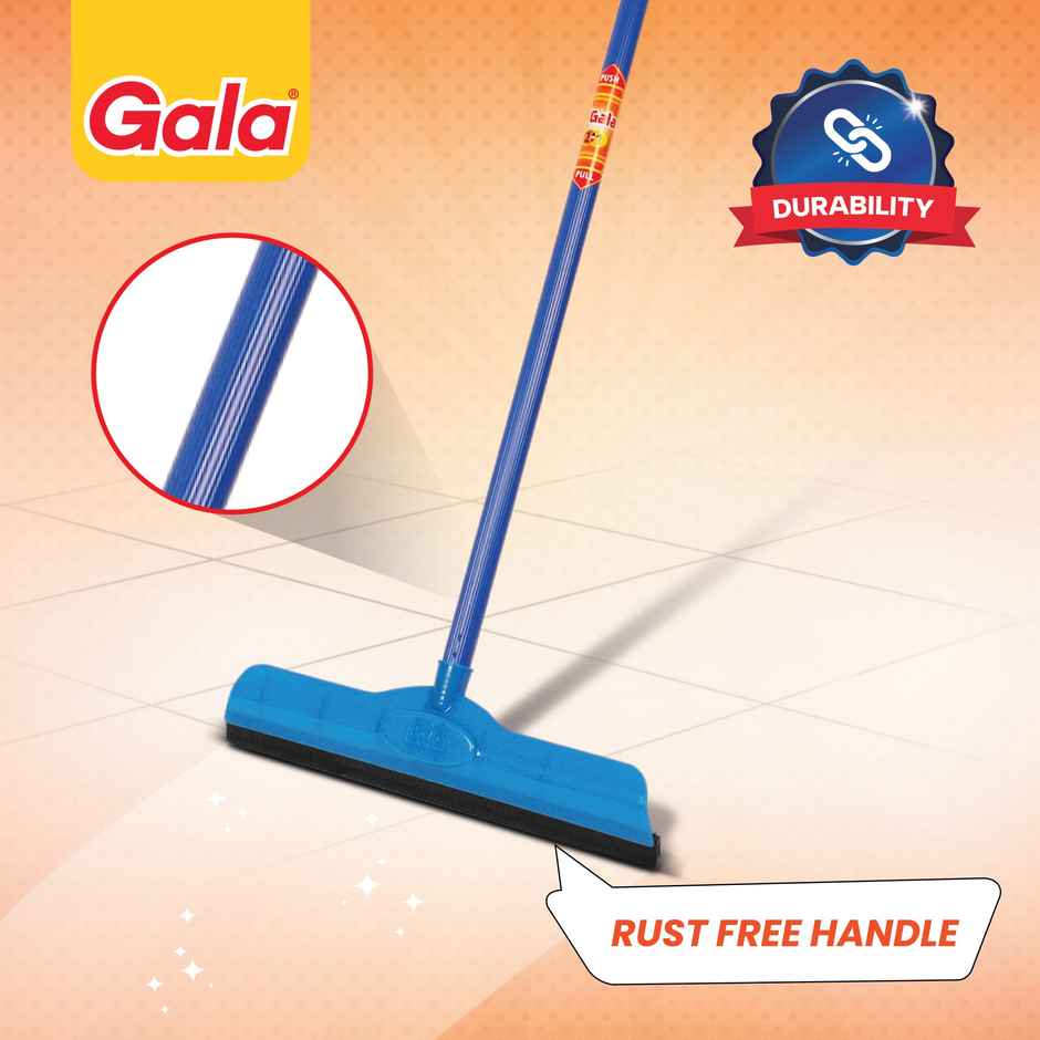 Gala Double Lip Bathroom And Floor Wiper, Blue