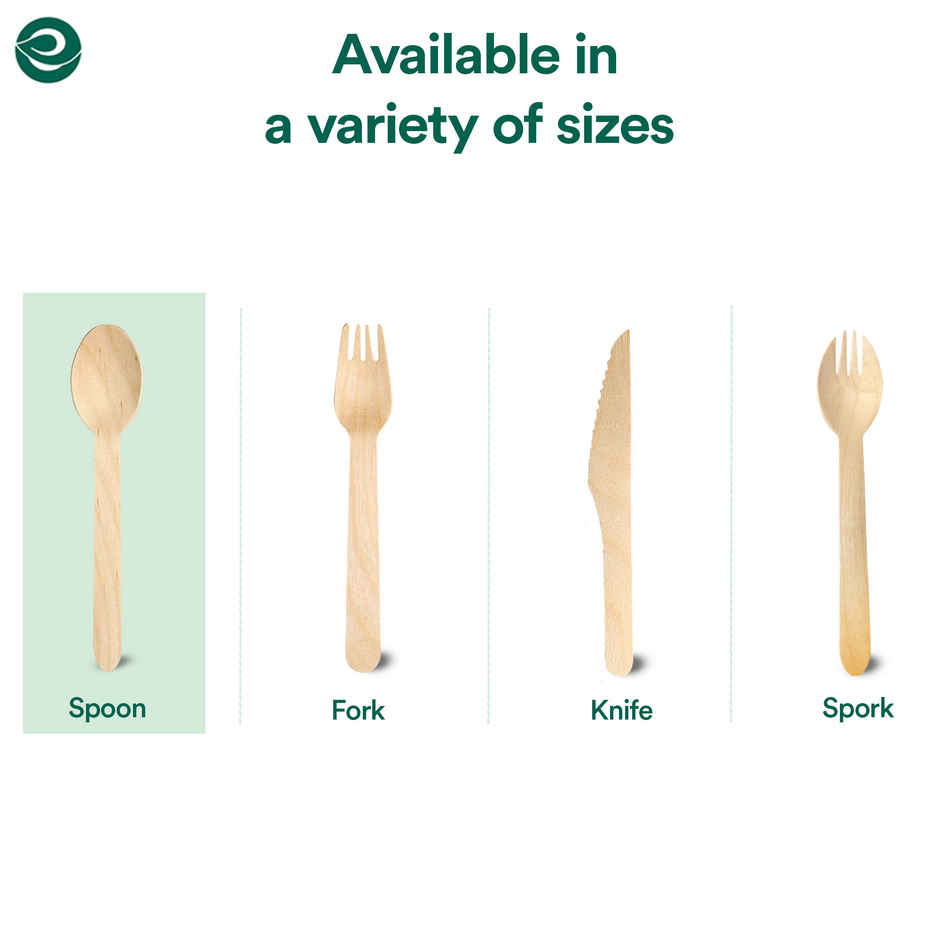 Eco Soul 140mm | 50 Count | Disposable Spoon